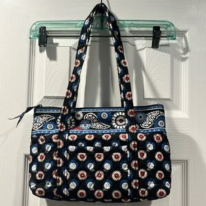 Vera Bradley shoulder bag in navy owl print